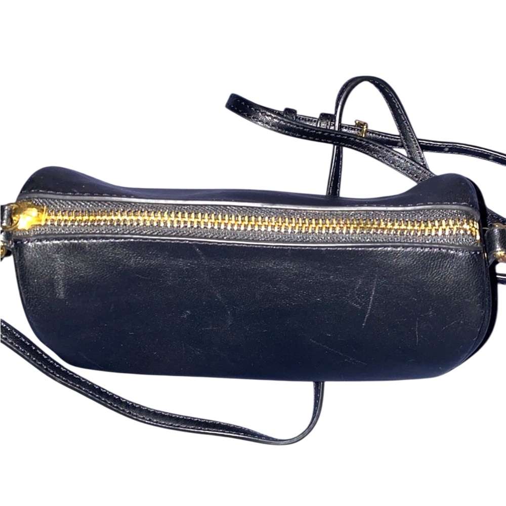 Lauren Ralph Lauren Black Crossbody Bag with Gold Hardware - Picture 9 of 15